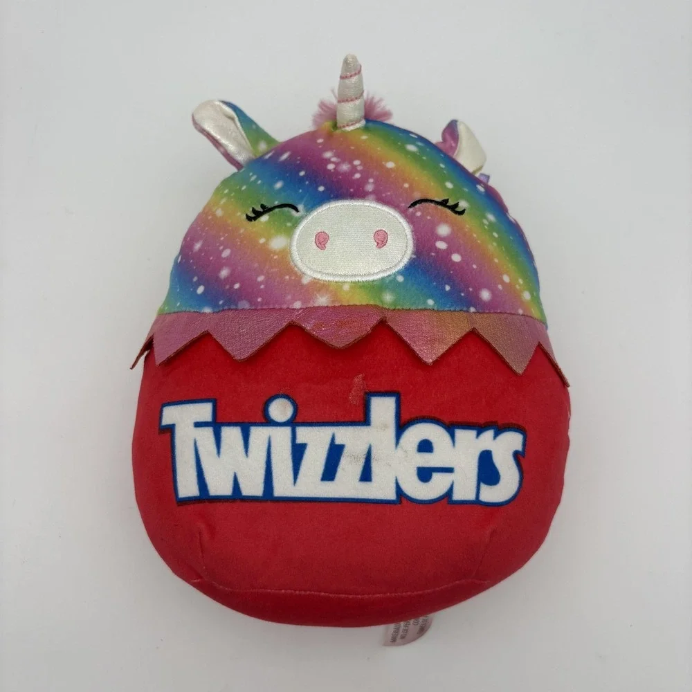 Squishmallows Twizzlers Unicorn‎ Small Plush Stuffed Animal Toy Rainbow Candy